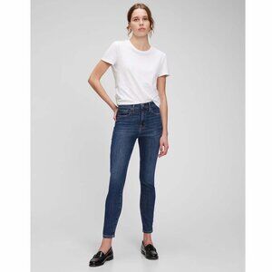 Gap Women Mid Rise Premium Skinny Jeans 28 Waist 6 Short Small